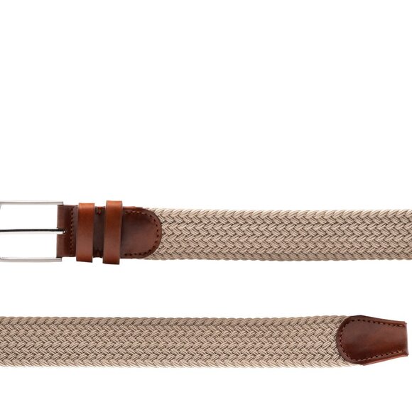 Magnanni Nadal Woven Belt Made in Spain Men's size Small Beige - Picture 2 of 15